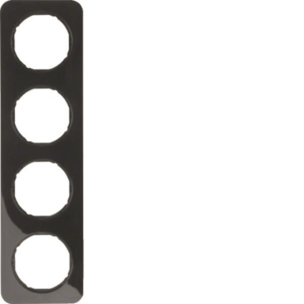Berker Rahmen R.1 schwarz,      10142145 