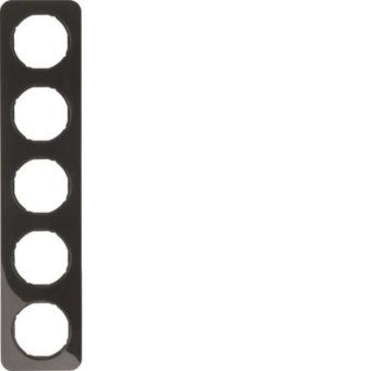 Berker Rahmen R.1 schwarz,      10152145 