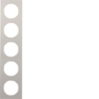 Berker Rahmen R.3 Alu/polarweiß 10152274 