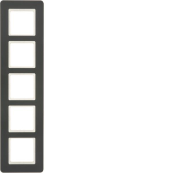 Berker Rahmen 5fach Q.7         10156186 