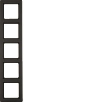 Berker 5-fach Rahmen Q.1     10156086 