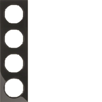 Berker Rahmen R.3 schwarz,      10142245 