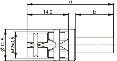 TG 1.6/5.6 Kabeleinbaubuchse J01073G2000 