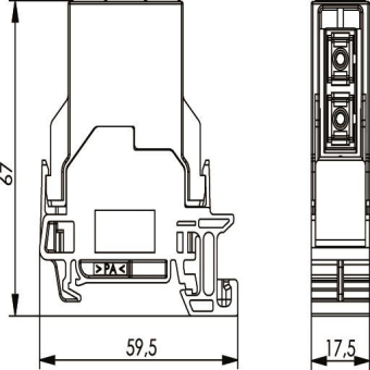 TG STX Tragschienen-         H82000A0014 
