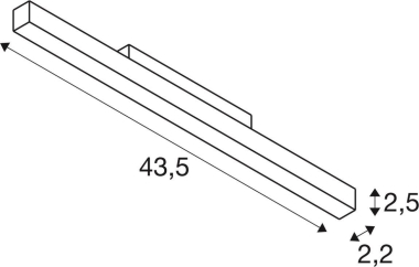 SLV IN-LINE 44 , opal, DALI,     1006623 