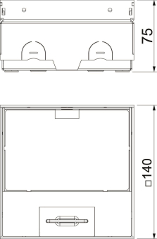 OBO UDHOME-ONE GV15V Bodensteckdose 