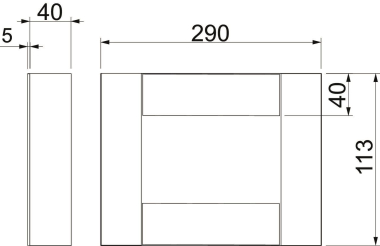 OBO BSKD09-E0521 Endstück f.BSKD09-K0521 