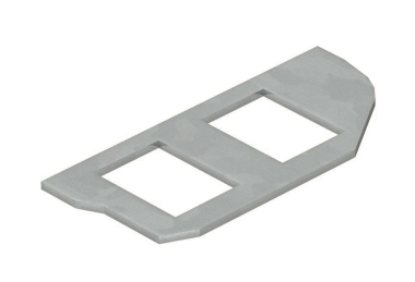 OBO MPRM2 2A Montageplatte m.2xLochbild 