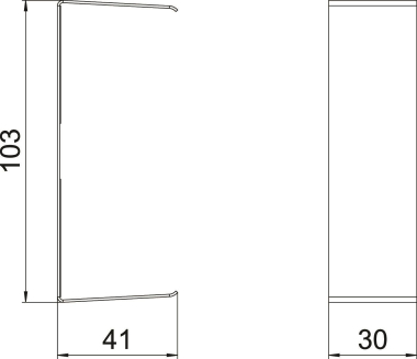 OBO PLM SV 0410 RW Stoßstellenabdeckung 