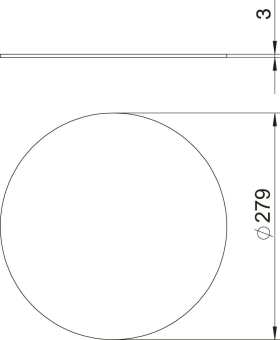 OBO DUG B R7 Blinddeckel f.R7 in 