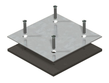 OBO DAT F Blindplatte f.Montageöffnung 