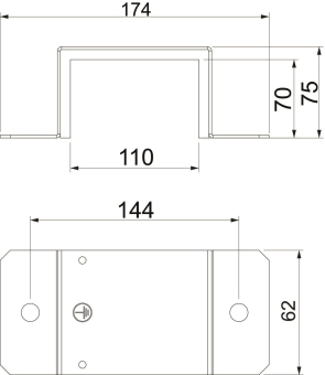 OBO BSKM-VD 0711 Verbinder m.Dichtung f. 