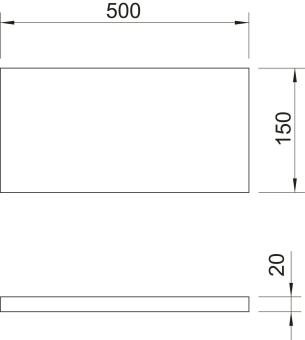 OBO KSI-P1 Kalziumsilikatplatte 