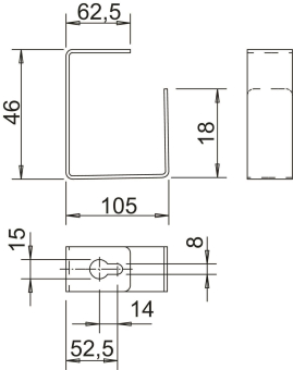 OBO BSK-B0521 Trennbügel 