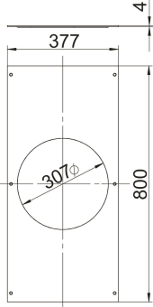 OBO OKA DGR9 400 Geräteeinsatzdeckel 