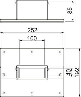 OBO PLM WC 0410 RW Wandanschlusskragen 