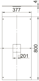 OBO OKA DG4 400 Geräteeinsatzdeckel 