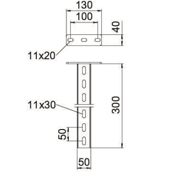 OBO US 3 K 30 FTK SW Hängestiel 