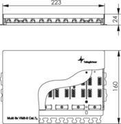 TG Verbindungsmodul Multi 6xVM8/8 Cat 7 