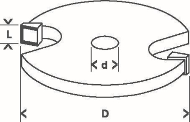 Bosch Scheibennutfräser 8mm   2608628404 