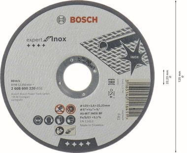 Bosch Trennscheibe gerade     2608600220 