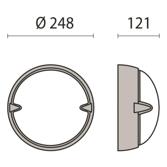 PIL Wandleuchte WS Chip Tondo       5740 
