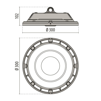 PIL A+ 150 C/EW 840 BK-RAL9005   3111275 