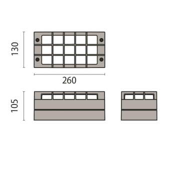 PII BLIZ LED GUARD 14W 4000K ANTR 303419 