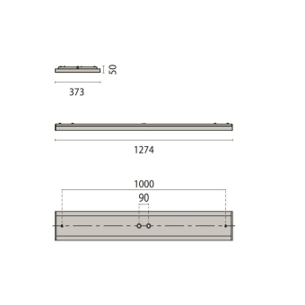 PIL LED-Anbaupanel SL630AB RAL9016 ws 