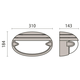 PIL CHIP OVALE 30 SCHWARZ GRILL  005787 