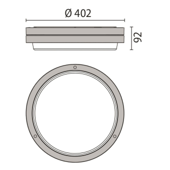 PII LED Wand u.Deckenleuchte      304255 