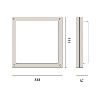 PIL Wand und Deckenleuchte 3000K  304660 