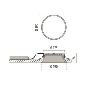 PIL DL ROUND MIDI 8 C/EW 930     3108962 
