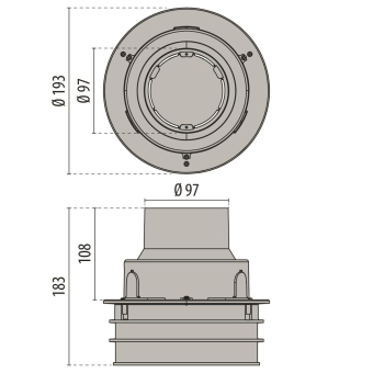 PIL CONTROCASSA CRICKET+ 10 RGBW 3113571 