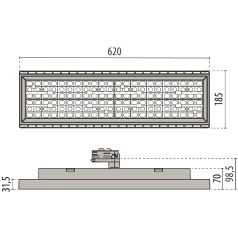 PIL LED-Stromschienenstrahler    3101740 