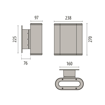 PIL AMON WALL BI 32 A30/M 830 AN- 306322 