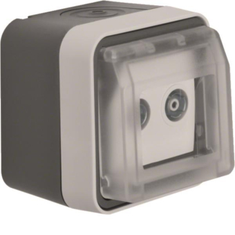 Berker Antennen-Steckdose 2Loch 12033515 