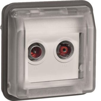 Berker Antennen 2Loch           12033555 