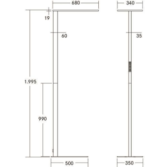 Brumberg LED-Stehleuchte 120 W, 77455174 
