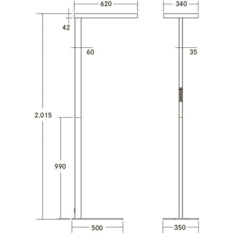 Brumberg LED-Stehleuchte 100 W, 77456184 