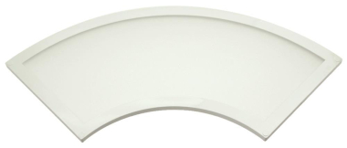 S&H LED Aufbau Panel Viertelkreis  90170 