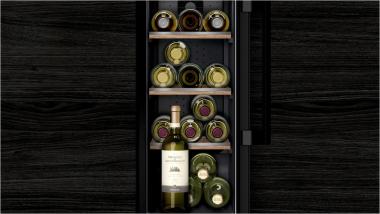 Siemens KU20WVHF0 sw EB-Weinlagerschrank 