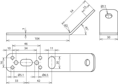 DEHN Befestigungswinkel           106315 