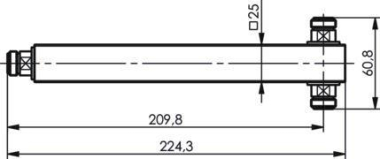 TEGA N 2-Way Power Splitter  J01029A0007 