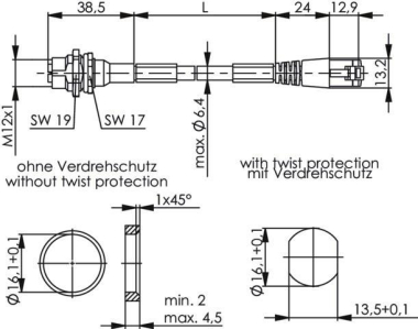 TEGA STXM12x1-RJ45Verb.Leit. L82100A0000 