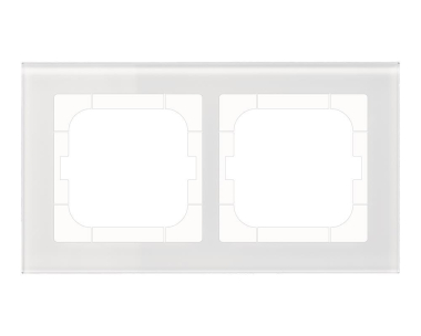 MDT BE-GTR263W.01 Glasrahmen 2fach 