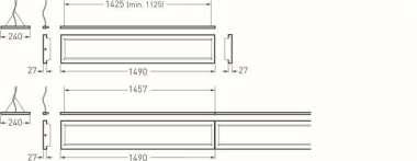TRIL Hängel. LuceoS H2-L CDP sil 7017951 