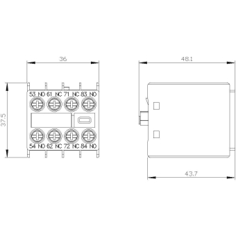 Siemens Hilfsschalter 3RH2916-1XA22-0MA0 