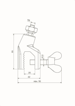 DEHN Erdungsklemme Typ B      EK FL20 FS 