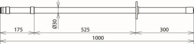 DEHN Isolierstange 36kV    IS 36 SK 1000 